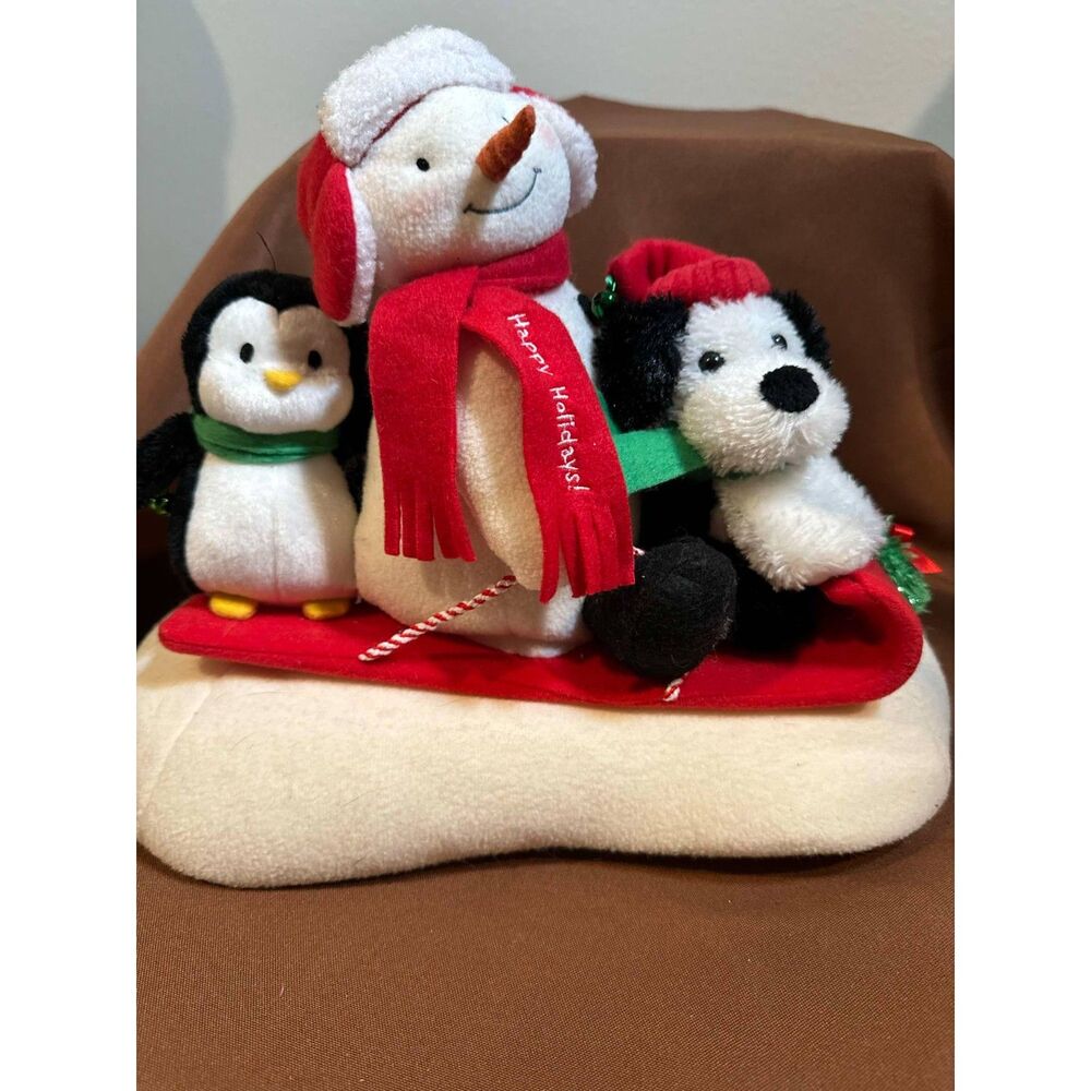 Hallmark 2007 Jingle Pals Snowman Sleigh Ride Musical Animated